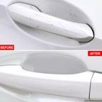 Car Door Handle Anti-scratch Protection Transparent Stickers Anti-collision Strips, 4pcs Handle Bowl, 4pcs Handle, 8pcs /Set