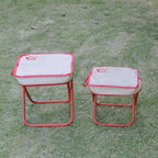 Kanda Bag-Type Folding Fishing Chair Portable Outdoor Travel Sketching Stool, Red, Large