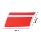 2pairs 18 inch~21 inch Car Reflective Wheel Modification Stickers, 6pcs /Set Red, 6pcs /Set Blue, 6pcs /Set Yellow, 6pcs /Set White