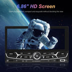 6.86inch Dual Butt Button Knob Player MP5 With Backup Camera Function / Bluetooth / CarPlay