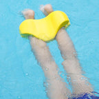 Swimming Training Clamping Legs Plate Legs Trainer Swimming Aid Plate, Yellow White Adult 55-80kg, Bright Yellow Children Below 55kg, Blue Children Below 55kg, Orange Children Below 55kg