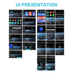 10.4 Inch MP5 Single Butt Vertical Screen Manual Rotation Android Navigation With Wireless Carplay Backup Camera
