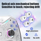 CM-617  Wireless Bluetooth Game Controller for Switch / Android / IOS / PC / Smart TV, 617 Black, 617 White