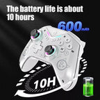 CM-617  Wireless Bluetooth Game Controller for Switch / Android / IOS / PC / Smart TV, 617 Black, 617 White