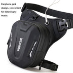 WILD MAN L1 3L Outdoor Motorcycle Riding Hard Shell Waist Bag Sports Cross-body Bag, L1