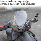 For Can-Am Ryker 600/Ryker 900 Adjustable Front Windshield, Transparent, Grey