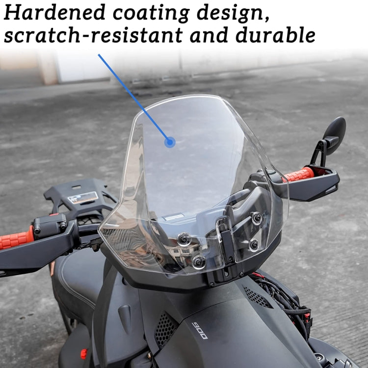 For Can-Am Ryker 600/Ryker 900 Adjustable Front Windshield, Transparent, Grey