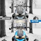 For Can-Am Ryker 600/Ryker 900 Adjustable Front Windshield, Transparent, Grey