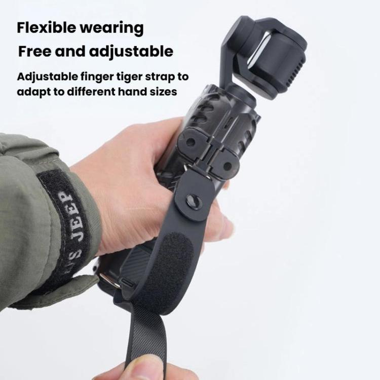 For DJI OSMO Pocket 3 RCSTQ Transparent Protective Case Global Anti-Dislodgement Strap Storage Shell