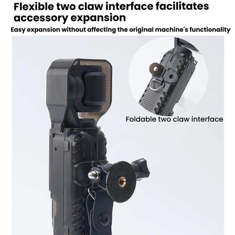 For DJI OSMO Pocket 3 RCSTQ Transparent Protective Case Global Anti-Dislodgement Strap Storage Shell