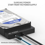 Blueendless US35 USB3.0 To SATA Adapter 2.5 / 3.5-Inch Hard Drive SSD Reader, USB3.0 AU Plug, Type-C 12V2A, Type-C EU Plug, Type-C US Plug, Type-C UK Plug, Type-C AU Plug, USB3.0 12V2A, USB3.0 EU Plug, USB3.0 US Plug, USB3.0 UK Plug