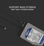 Blueendless US35 USB3.0 To SATA Adapter 2.5 / 3.5-Inch Hard Drive SSD Reader, USB3.0 AU Plug, Type-C 12V2A, Type-C EU Plug, Type-C US Plug, Type-C UK Plug, Type-C AU Plug, USB3.0 12V2A, USB3.0 EU Plug, USB3.0 US Plug, USB3.0 UK Plug