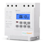 SINOTIMER TM613 380V 16A Three-Phase Programmable Time Switch With Backlight, TM613