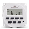 7 Days Weekly Programmable Digital Electronic Timer Switch, SINOTIMER TM618N-4 12V