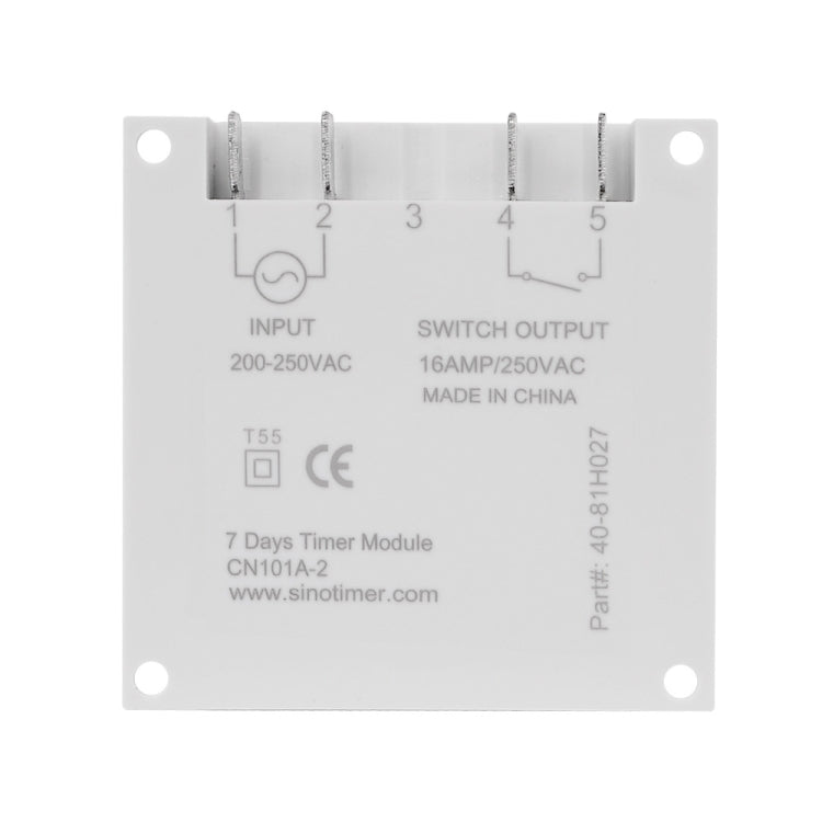 SINOTIMER  CN101A  5V  16A Digital LCD Timer Switch Programmable Timer Controller, 5V