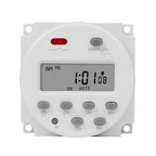 1 Second Interval Digital LCD Timer Switch 7 Days Weekly Programmable Time Relay, SINOTIMER CN101S-110V, SINOTIMER CN101S-2 220V, SINOTIMER CN101S-3 24V, SINOTIMER CN101S-4 12V, SINOTIMER CN101S-5V