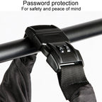 Outdoor Riding Motorcycle Helmet Bag Large Capacity Waterproof Combination Lock Storage Pack, 30L