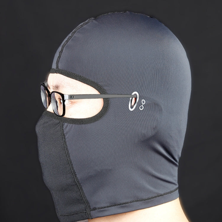 Summer Icy Silk Motorcycle Riding Headgear Outdoor Sports Sun Protection Mask, Basic Model, With Glasses Hole