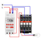 30A Programmable Digital Timer Switch Automatic Cycle Timing Controller, SINOTIMER TM919B-1 110V, SINOTIMER TM919B-2 220V, SINOTIMER TM919B-3 24V, SINOTIMER TM919B-4 12V, SINOTIMER TM919B-5V, SINOTIMER TM919BK 85-265V AC