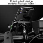 Kewig M7 Bicycle 4 Claws Aluminum Navigational Bracket Outdoor Cycling Cell Phone Holder