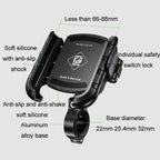 Kewig Electrical Bike Vigorously Clip Base Bracket Outdoor Cycling Cell Phone Navigation Holder, M8SP-C4