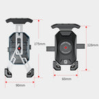 Kewig Motorcycle Heightened Navigation Bracket Outdoor Riding Anti-Theft Cell Phone Holder, M14-C3, M14-C4