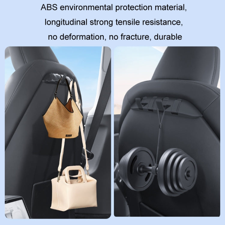 For Tesla ModelY/3 Seat Back Hook Bracket, 1pcs, 2pcs