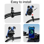 Kewig Motorcycle Navigation Phone Holder Outdoor Riding Charging Bracket, M11-G2-A1, M11-G2-A2, M11-G2-A3