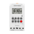 SINOTIMER TM630S-1 110V 30A Timer Switch 1 Second Interval Weekly Programmable Time Relay, 110V
