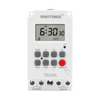 SINOTIMER TM630S-1 110V 30A Timer Switch 1 Second Interval Weekly Programmable Time Relay, 110V