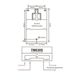 SINOTIMER TM630S-K 85-265V AC 30A Timer Switch 1 Second Interval Weekly Programmable Time Relay, 85-265V
