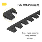 8pcs /Set Car Bumper Serrated Anti-collision Plate Decoration