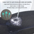 77x55cm Electrical Motorcycle Seat Cover Summer Breathable 3D Mesh Motorcycle Anti-Scald Cushion