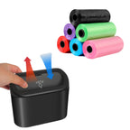 5rolls Thickened Car-Mounted Cleaning Disposable Garbage Bags, Car Garbage Bags