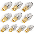 10pcs /Pack RP-SMA Male Crimp Solder Connector For LMR-400 / Belden-9913 / RG8 / RG213 Coaxial Cable, RP-SMA
