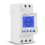 SINOTIMER  TM929AKL 85-265V 16A 24hrs Digital Analogue Din Module Time Switch With Backlight, 16A