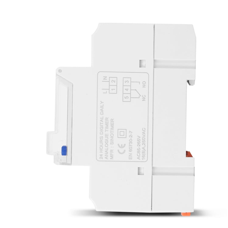 SINOTIMER  TM929AKL 85-265V 16A 24hrs Digital Analogue Din Module Time Switch With Backlight, 16A