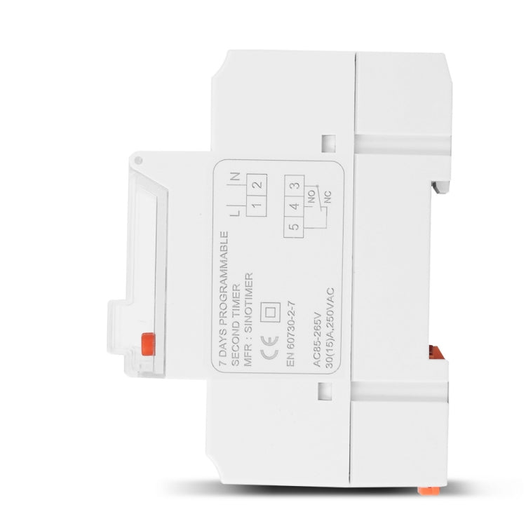 SINOTIMER TM928SBKL 85-265V 30A  1 Second to 168 Hours Programmable Electronic Time Switch, 30A