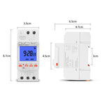 SINOTIMER TM928SBKL 85-265V 30A  1 Second to 168 Hours Programmable Electronic Time Switch, 30A