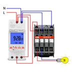 SINOTIMER TM928SBKL 85-265V 30A  1 Second to 168 Hours Programmable Electronic Time Switch, 30A