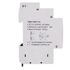 SINOTIMER  TM610C 110-250V 16A Quartz Mechanical Timer 24 Hours Programmable Din Rail Relay, TM610C
