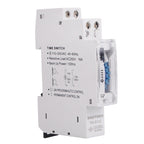 SINOTIMER  TM610C 110-250V 16A Quartz Mechanical Timer 24 Hours Programmable Din Rail Relay, TM610C