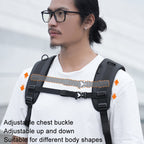 Hard Shell Shoulder Camera Bag Waterproof Shockproof Photography Pack, D108