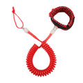 5mm / 10ft Coiled Surfboard Leash Storm Series Surfing Leg Rope, Red, Blue, Black