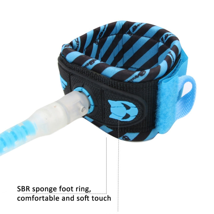 5mm / 10ft Coiled Surfboard Leash Storm Series Surfing Leg Rope, Red, Blue, Black