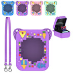 For Bitzee Electronic Pet Machine Silicone Protective Case, Blue, Light Purple, Pink, Mint Green