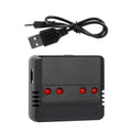 One To Four 3.7V Lithium Battery Aircraft USB Charger, One To Four