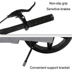 Adult Scooter Two-wheel Mobility Scooter Double Wing Pedal Bike, Standard Silver, Standard Black, Folding Black, Folding Silver
