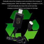 11.1V 2A 3S Lithium Battery USB Charger With Light, 4 Pin Plug