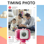 2.4 Inch IPS Screen 48MP Dual Lens Kids Digital Camera Mini Video Camera, Without TF Card Pink Bunny, Without TF Card Blue Fox, With 32G TF Card Pink Bunny, With 32G TF Card Blue Fox, With 64G TF Card Pink Bunny, With 64G TF Card Blue Fox